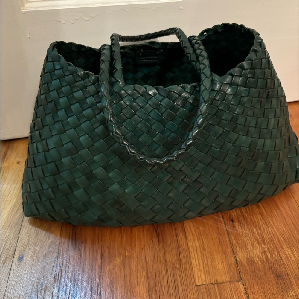 Dragon Diffusion Large Santa Croce Forest Green Bag
